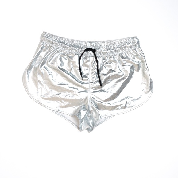 Super cute metallic silver swim shorts - Picture 5 of 5